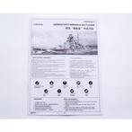 1:700 Schaal Bismarck Slagschip - Bouwkit Plastic Duits, Verzenden