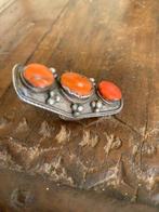 Corail - Argent - Bague - Tibet corallo momo, Antiquités & Art