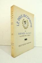 Renée Dunan/ J. Oberlé - Le prix Lacombyne. Illustré par J.