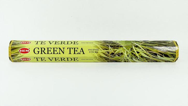 HEM Green Tea Wierook (pakje á 20 stokjes) (Single Package), Huis en Inrichting, Woonaccessoires | Overige, Nieuw, Ophalen of Verzenden