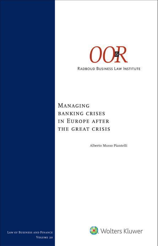 Managing banking crises in Europe after the great crisis, Boeken, Wetenschap, Zo goed als nieuw, Verzenden