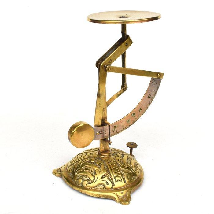 Jakob Maul (in style of - Weegschaal - Vernikkeld messing -, Antiek en Kunst, Curiosa en Brocante