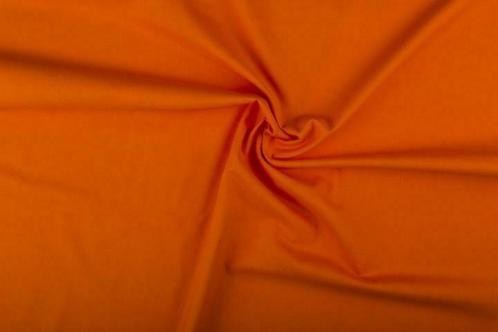 Katoen doek op rol oranje - Katoenen stof 10m op rol, Hobby en Vrije tijd, Stoffen en Lappen, 120 cm of meer, 200 cm of meer, Oranje