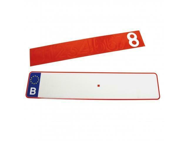 Nummerplaat Lang Alu Reflect M, Motoren, Accessoires | Overige, Ophalen of Verzenden