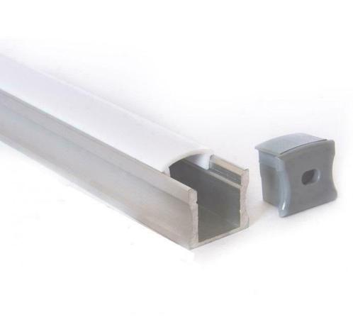 LED Profiel 1 meter - 15mm hoog - u-profiel, Doe-het-zelf en Bouw, Metalen, Verzenden