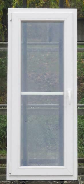 pvc raam , chassis , venster 61 x 152 wit, Doe-het-zelf en Bouw, Raamkozijnen en Schuifdeuren, Inclusief glas, Zo goed als nieuw