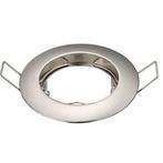 Inbouwspot zilver - mat chroom - behuizing rond, Huis en Inrichting, Lampen | Spots, Ophalen of Verzenden, Nieuw