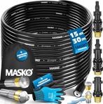 MASKO® Buisreinigingsslang set afvoerreiniger 15 m, 200 bar, Verzenden, Nieuw