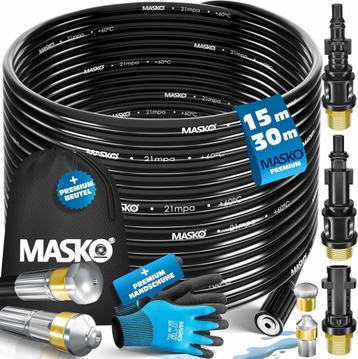 MASKO® Buisreinigingsslang set afvoerreiniger 15 m, 200 bar beschikbaar voor biedingen