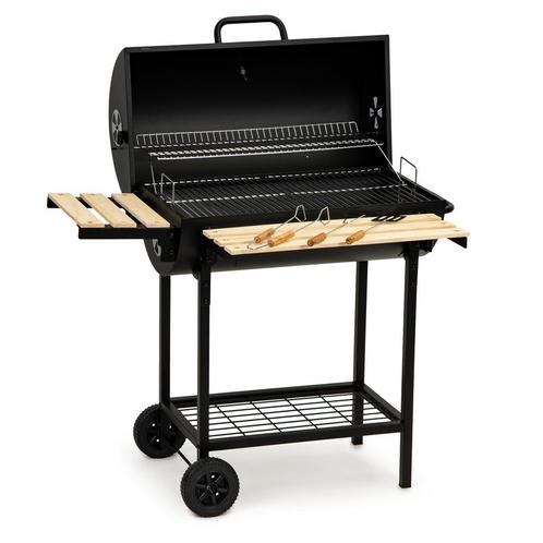 Barbecue met deksel en warmhoud rek - inc thermostaat - 1..., Tuin en Terras, Houtskoolbarbecues, Nieuw, Ophalen of Verzenden