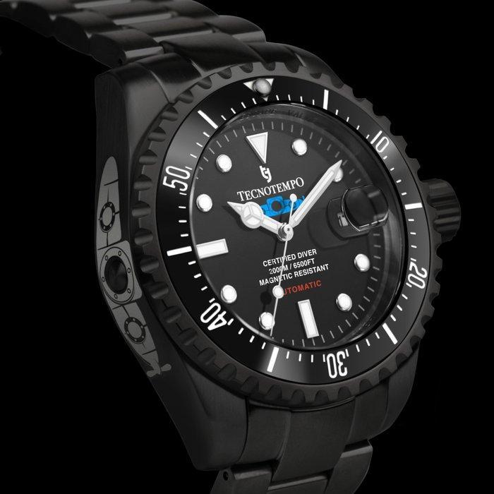 Tecnotempo - Automatic Professional Diver 2000M - Blue, Handtassen en Accessoires, Horloges | Heren