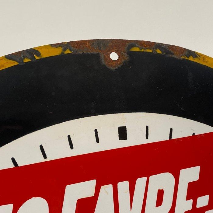 Zenith - Emaille bord - Gemaakt van 2 mm ijzer en emaille (Ø, Antiquités & Art, Antiquités | Assiettes décoratives & Carrelages