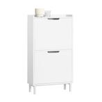 2dekans | SoBuy FSR151-W Schoenenkast Met 3 Kleppen,, Huis en Inrichting, Kasten | Schoenenkasten, Ophalen of Verzenden, Nieuw