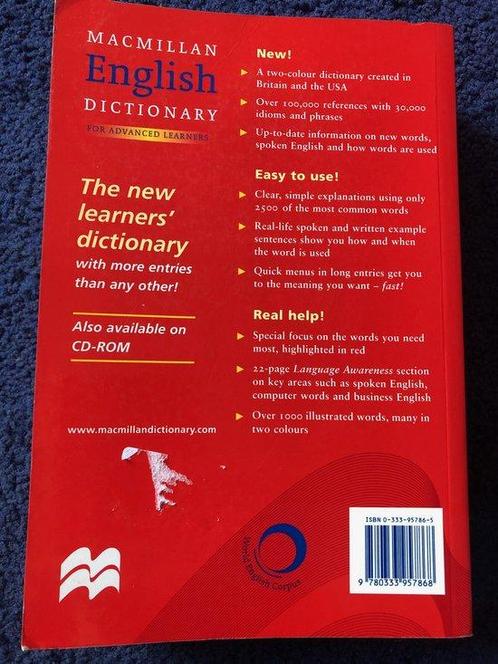 Macmillan English Dictionary - For Advanced Learners - With, Boeken, Taal | Engels, Gelezen, Verzenden