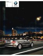 2008 BMW 1 SERIE CABRIOLET BROCHURE DUTCH, Livres