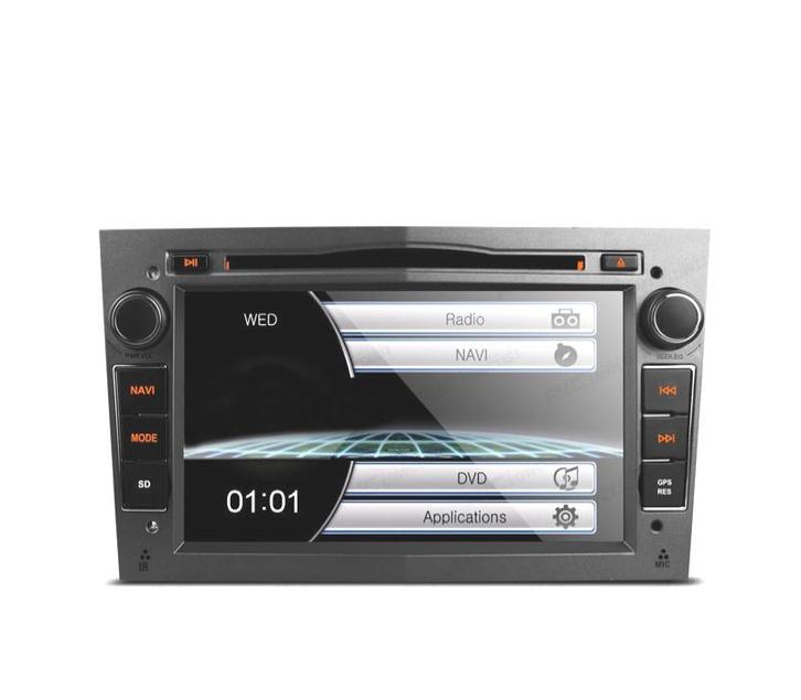 AUTORADIO 2DIN 7 POUR OPEL COULEUR GRIS FUMÉ USB GPS TACTIL, Auto diversen, Autonavigatie, Verzenden