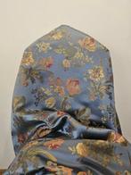Tissu Bleu colombe Jacquard San Leucio Doré-300x300cm -, Antiek en Kunst
