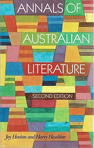 Annals of Australian Literature - Harry Heseltine, Joy Hooto, Boeken, Studieboeken en Cursussen, Verzenden