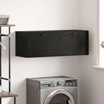 vidaXL Wandkast Zwart eiken 100 x 36.5 x 35 cm Bewerkt hout, Huis en Inrichting, Verzenden, Nieuw