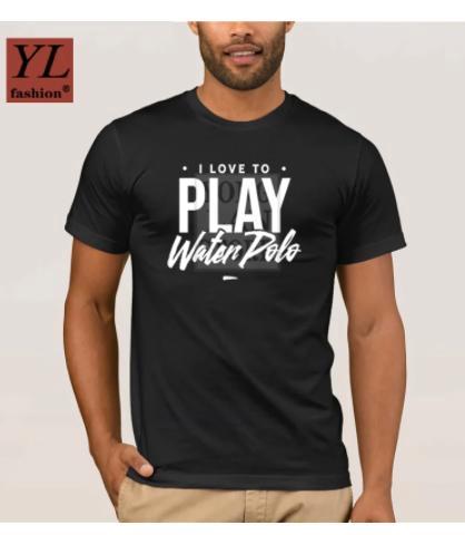 special made Waterpolo t-shirt men (i love to play, Watersport en Boten, Waterpolo, Nieuw, Verzenden