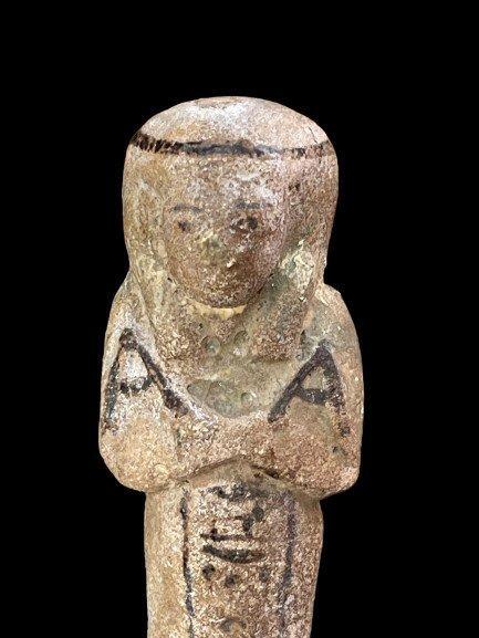 Égypte ancienne, Moyen Empire Faience Shabti, Licence, Verzamelen, Mineralen en Fossielen