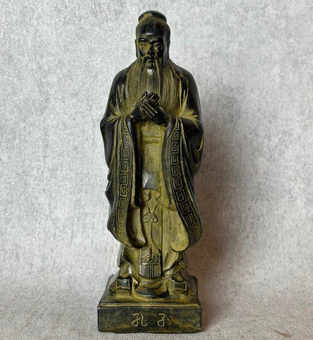 Confucius - Brons - China - Eind 20e eeuw, Antiek en Kunst, Antiek | Overige Antiek