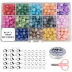 Fako Bijoux® - DIY Glas Kralen Set - Glaskralen Marmer, Hobby en Vrije tijd, Verzenden, Nieuw