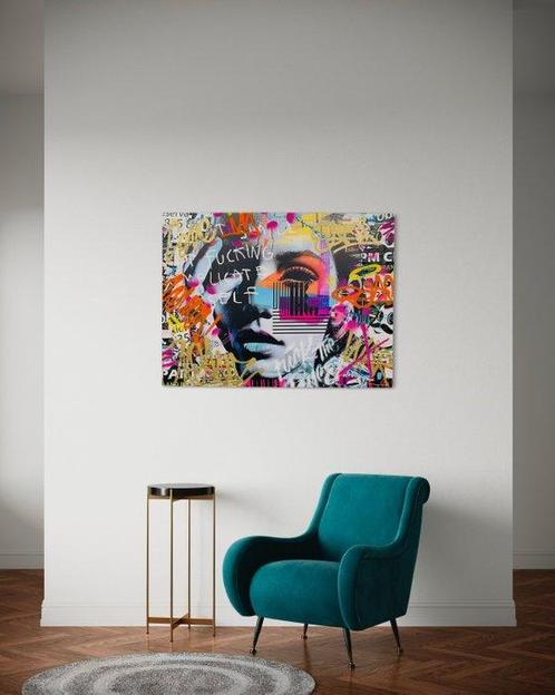 AIIROH (1987) x NOBLE$$ (1990) - Please Find Me Simplicity-, Antiek en Kunst, Kunst | Schilderijen | Modern