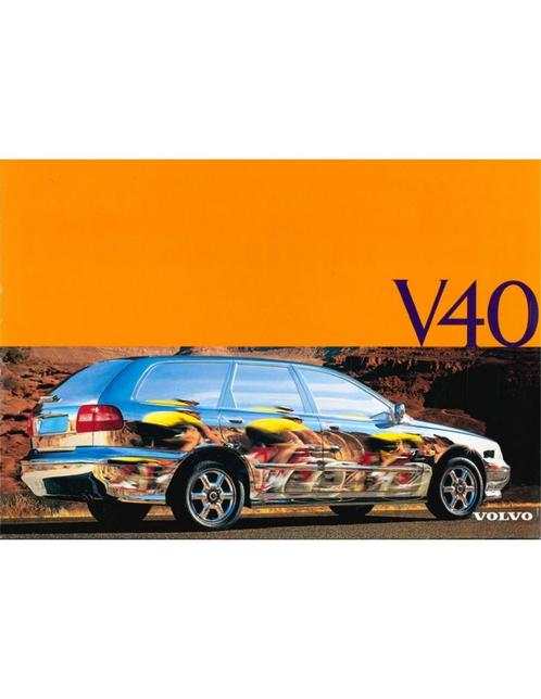 1996 VOLVO V40 BROCHURE NEDERLANDS, Boeken, Auto's | Folders en Tijdschriften