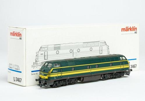 Märklin H0 - 3467 - Diesellocomotief (1) - serie HLD 55, Hobby en Vrije tijd, Modeltreinen | H0