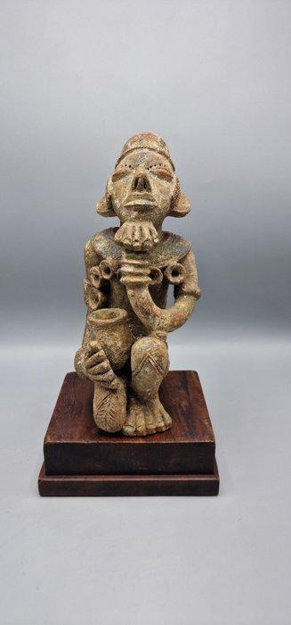 PRACHTIGE DJENNÉ DENKER IN TERRACOTTA - Djenne - Mali, Antiek en Kunst, Kunst | Niet-Westerse kunst