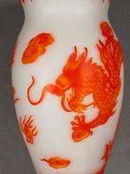 Vase - Cristal - Chine - Vase déco en verre, Antiquités & Art