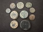 Romeinse Rijk Lote de 10 monedas siglo I a.C. - IV d.C..