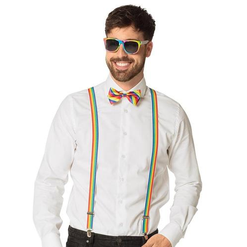 Regenboog Kostuum Set 3 delig, Hobby en Vrije tijd, Feestartikelen, Nieuw, Verzenden