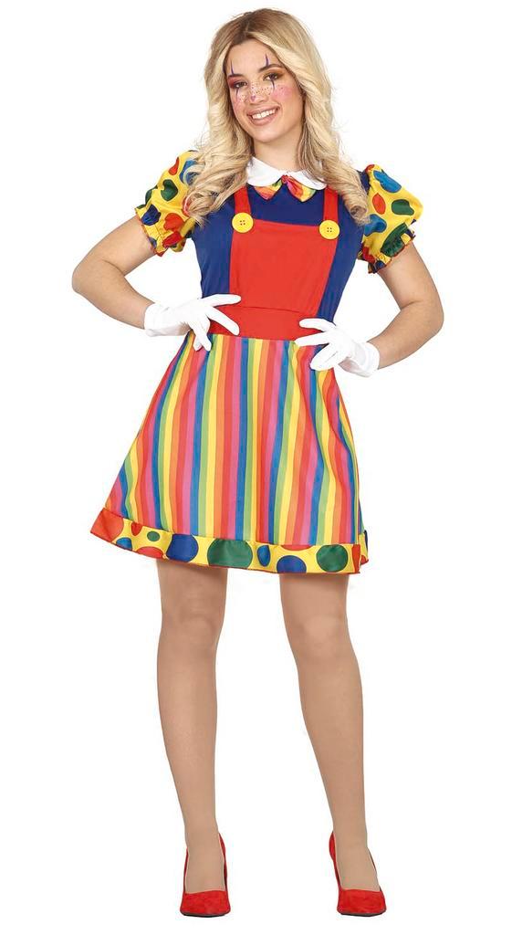 Clownspak Dames, Kleding | Dames, Carnavalskleding en Feestkleding, Nieuw, Verzenden