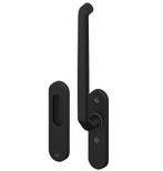 S2 hefschuifbeslag HSOV 40 inclusief opbouwkom Blind zwart, Doe-het-zelf en Bouw, Deuren en Vliegenramen, Nieuw