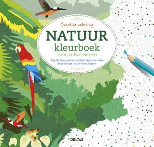 Creative coloring - Natuur kleurboek voor volwassenen, Boeken, Hobby en Vrije tijd, Zo goed als nieuw, Verzenden