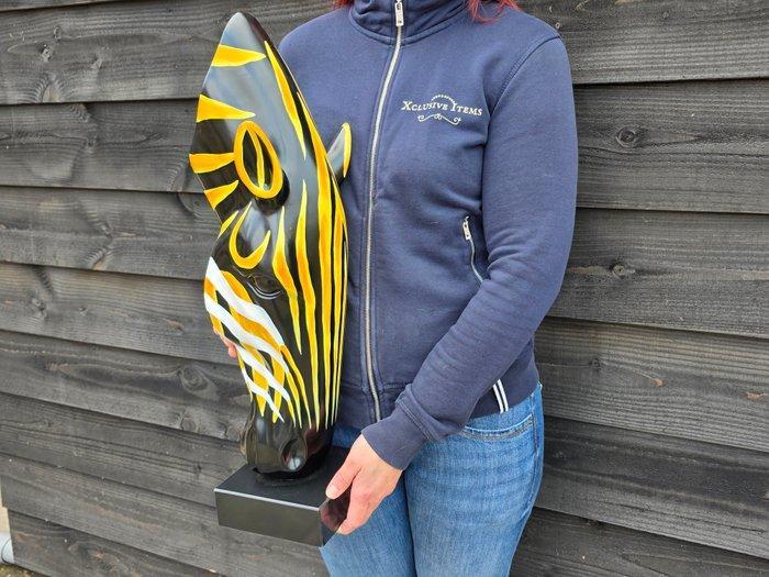 Statue, Zebra Head - 60 cm - Marbre, mgo - 2025, Antiquités & Art, Art | Objets design