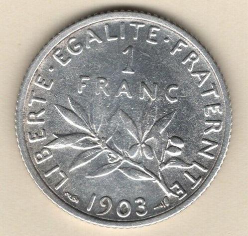 Frankrijk. 1 Franc 1903 Semeuse  (Zonder Minimumprijs), Postzegels en Munten, Munten | Europa | Euromunten