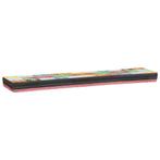 vidaXL Wandplanken 2 pcs Multikleur 100 x 20 x 6 cm Massief, Huis en Inrichting, Kasten | Wandmeubels, Verzenden, Nieuw
