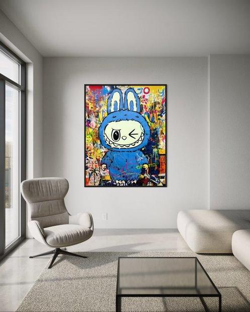 CASPA - Labubu Blue, Antiek en Kunst, Kunst | Schilderijen | Modern