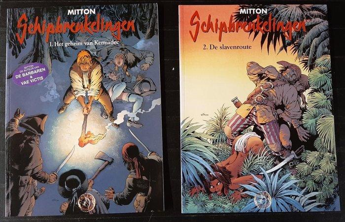 Schipbreukelingen 1 t/m 9 - Complete reeks SC / HC - 9 Album, Boeken, Stripverhalen