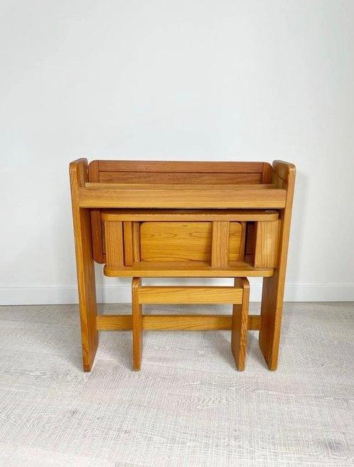 Trama - Bureau - Beuken - Opvouwbaar kinderbureau, Antiek en Kunst, Antiek | Meubels | Stoelen en Sofa's