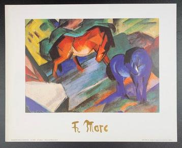 Franz Marc (1880-1916) - Rotes und blaues Pferd, 1912 -