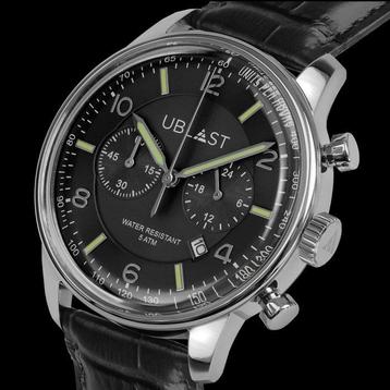 Ublast - Elegant Chronograph - REF. UBELCH40BK - Heren - beschikbaar voor biedingen