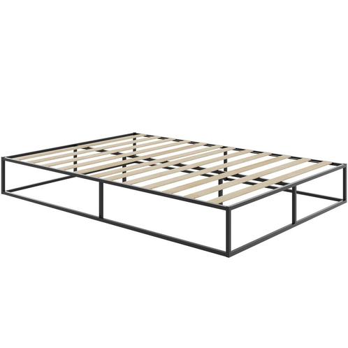 tectake Metalen bedframe Kyoto met lattenbodem, 250 kg - 140, Huis en Inrichting, Slaapkamer | Bedden, Verzenden