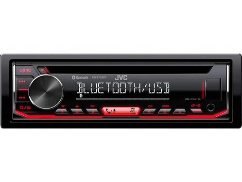 JVC KD-T702BT - 1DIN Autoradio met Bluetooth, CD en USB, Auto diversen, Autospeakers, Zo goed als nieuw, Verzenden