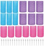 2dekans | Krulspelden set 18 rollers - Incl. 20 haarklemmen, Bijoux, Sacs & Beauté, Beauté | Soins des cheveux, Ophalen of Verzenden