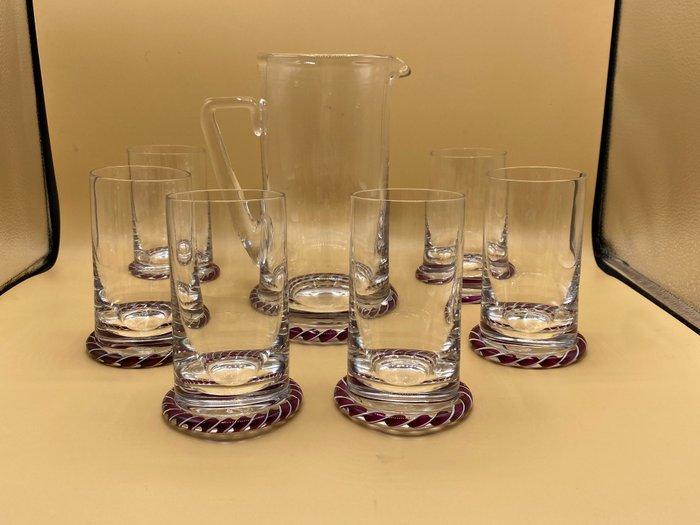 St. Louis - Drinkset (7) - Cordillère - Kristal, Antiek en Kunst, Antiek | Meubels | Tafels