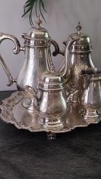 Koffie- en theeservies (4) - Victorien - Verzilverd, Antiek en Kunst